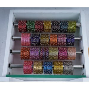 Premium Multicolor Designer Glass Bangles Collection for Women