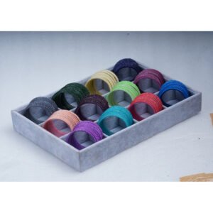 Colorful Crystal Stone Bangles Set for Women – Multicolor Designer Party & Wedding Bangles Collection